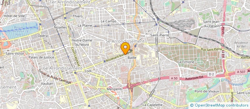 localisation de l'entreprise AISANCE AMBULANCES à MARSEILLE