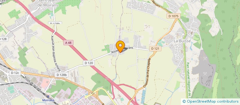 localisation de l'entreprise AISCAL  LA BUISSE