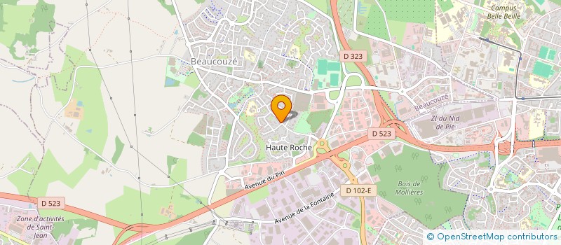 localisation de l'entreprise AISE ELECTRICITE à BEAUCOUZE