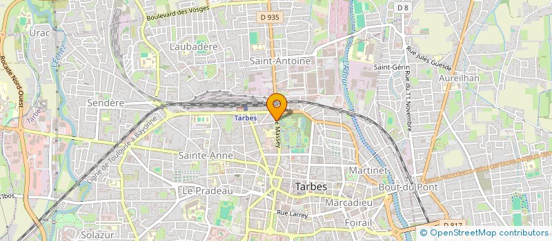 localisation de l'entreprise AISEKO  TARBES