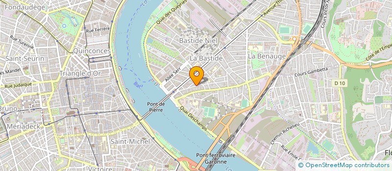 localisation de l'entreprise AISHAQUE AQUITAINE à BORDEAUX