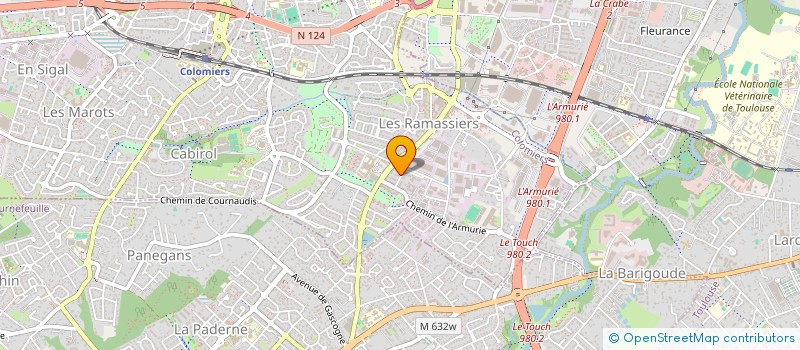 localisation de l'entreprise AISHED à COLOMIERS