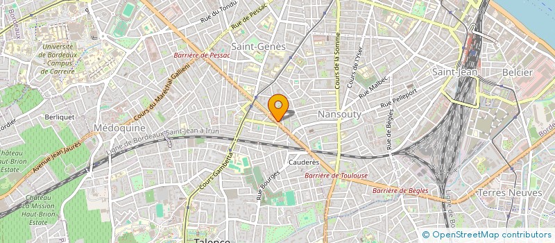 localisation de l'entreprise AISINA  BORDEAUX