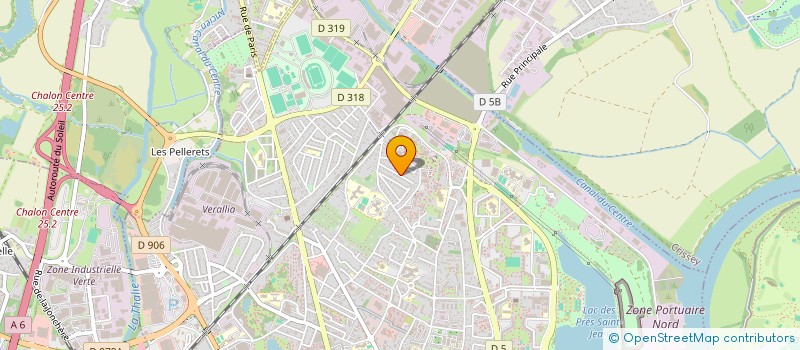 localisation de l'entreprise AISM2J  CHALON-SUR-SAONE