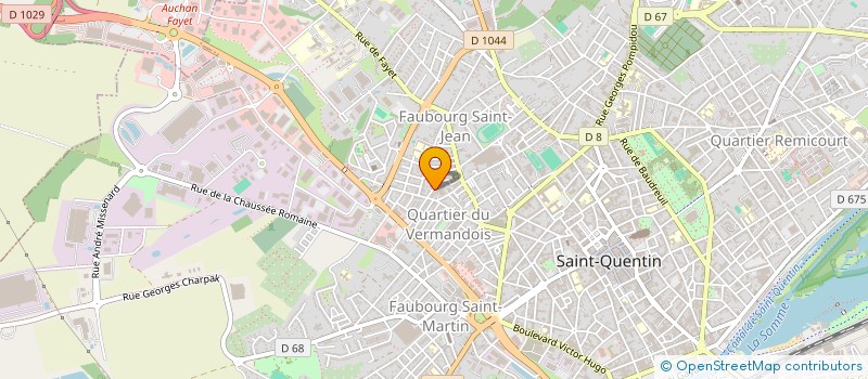 localisation de l'entreprise AISNE AMENAGEMENT à SAINT-QUENTIN