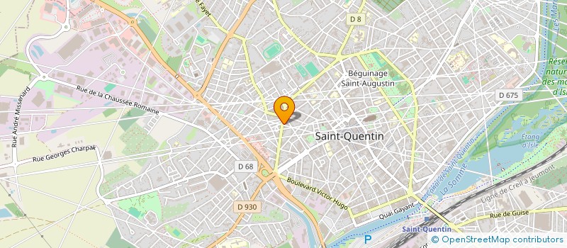 localisation de l'entreprise AISNE FERMETURE SAINT-QUENTINOISE à SAINT-QUENTIN