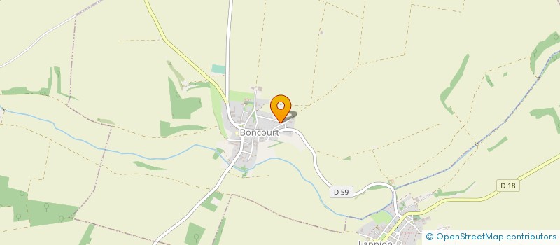 localisation de l'entreprise AISNE NETTOYAGE à BONCOURT