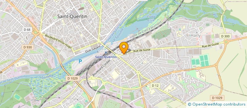 localisation de l'entreprise AISNE RENOV à SAINT-QUENTIN