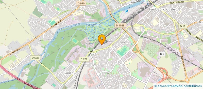 localisation de l'entreprise AISNE VOLAIILE à GAUCHY