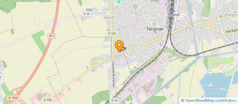 localisation de l'entreprise AISNE VTC  TERGNIER