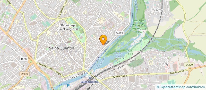 localisation de l'entreprise AISNEDIT à SAINT-QUENTIN