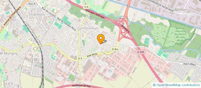 localisation de l'entreprise AISNESCA  CORMONTREUIL