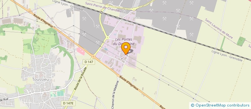 localisation de l'entreprise AISONE à SAINT-PIERRE-DE-CHANDIEU