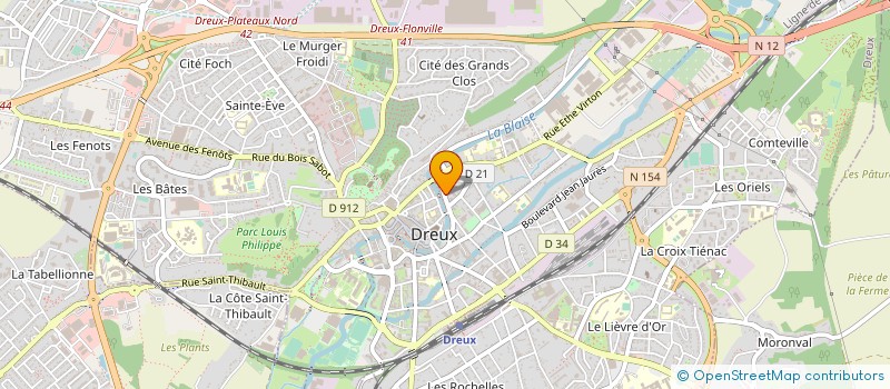 localisation de l'entreprise AISONE EXPERTISE COMPTABLE à DREUX