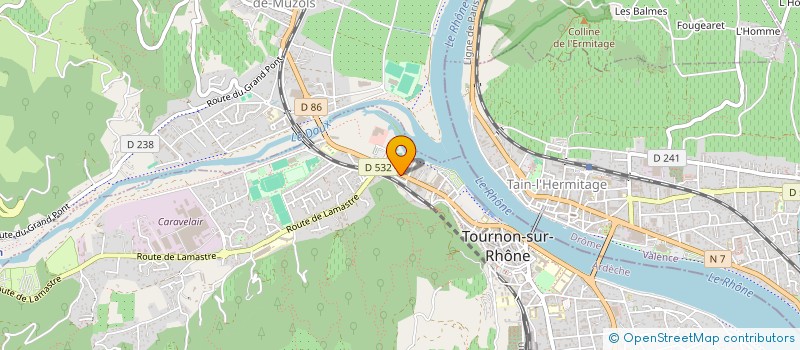 localisation de l'entreprise AISPAC'ENTREPRISES à TOURNON-SUR-RHONE
