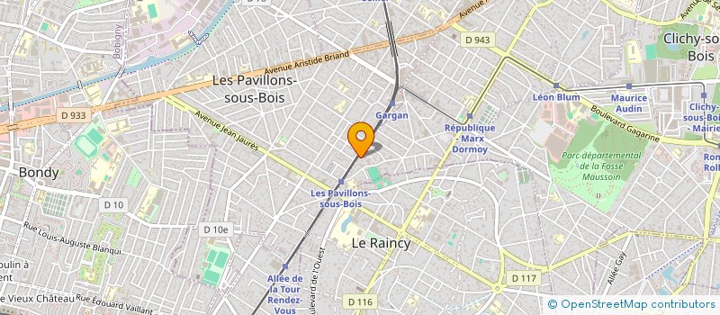 localisation de l'entreprise AISS & RISS à LIVRY-GARGAN