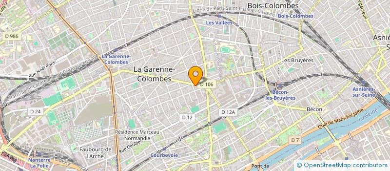 localisation de l'entreprise AISSA RAFIK ET RAZGANI NEZHA à LA GARENNE-COLOMBES