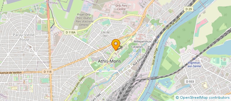 localisation de l'entreprise AISSA TAXI à ATHIS-MONS