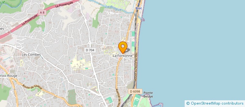 localisation de l'entreprise AISSAOUI  ANTIBES