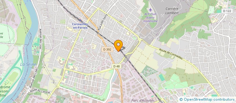 localisation de l'entreprise AISSAT à CORMEILLES-EN-PARISIS