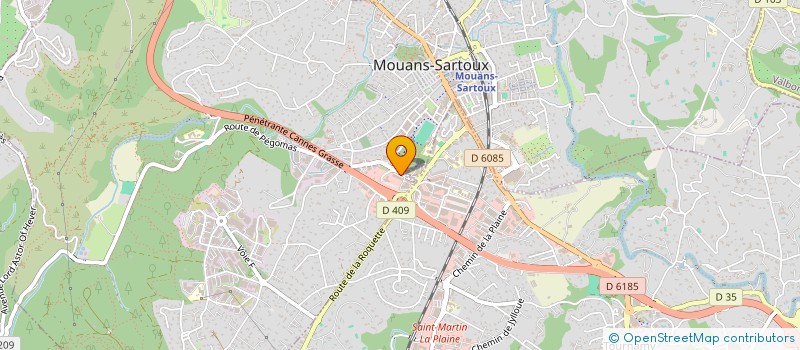 localisation de l'entreprise AISSE CONSTRUCTION à MOUANS-SARTOUX