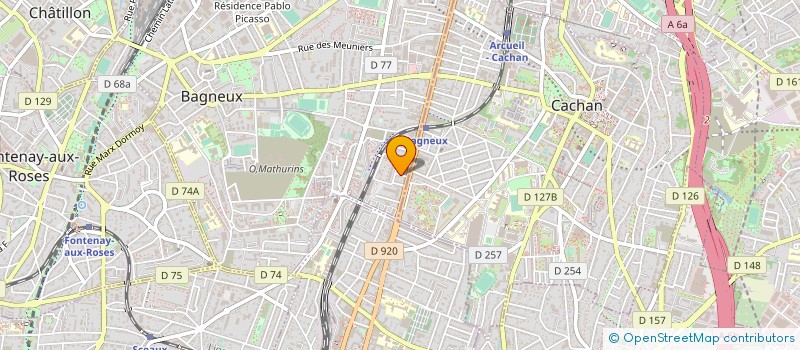 localisation de l'entreprise AISSI à BAGNEUX