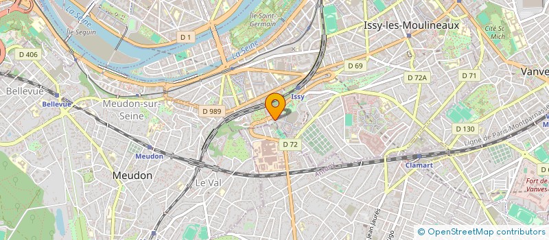 localisation de l'entreprise AISSI TECH' LTD à ISSY-LES-MOULINEAUX