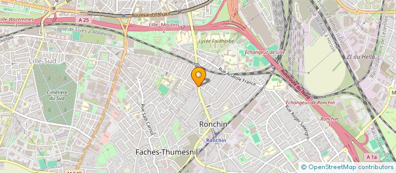 localisation de l'entreprise AISSMA RONCHIN à RONCHIN