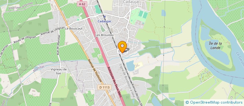 localisation de l'entreprise AISTRA  CADAUJAC