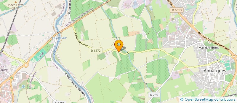 localisation de l'entreprise AISYNERGIEPRO à AIMARGUES