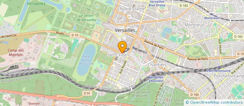 localisation de l'entreprise AIT à VERSAILLES
