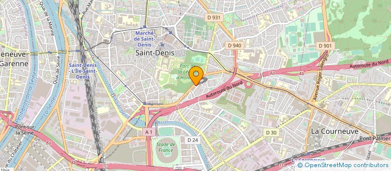 localisation de l'entreprise AIT AHMED à SAINT-DENIS