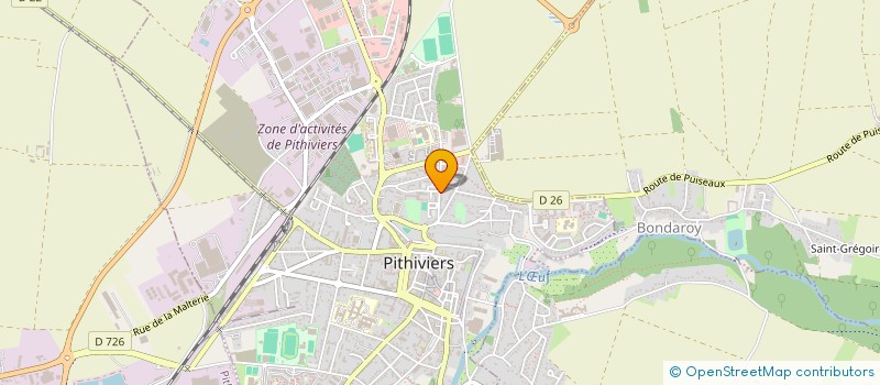 localisation de l'entreprise AIT ALI  PITHIVIERS