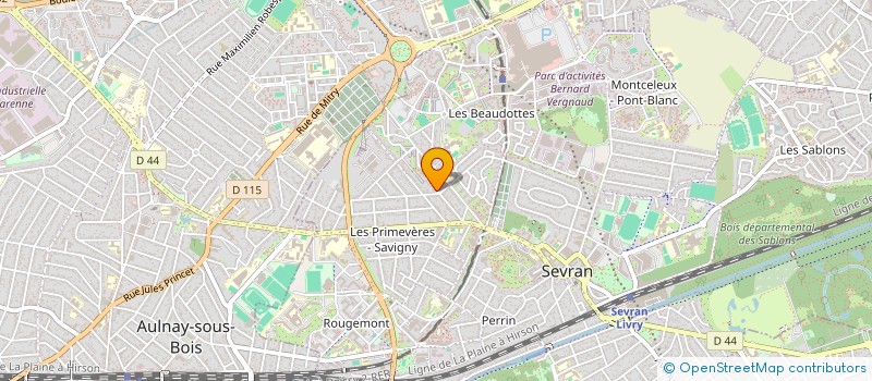 localisation de l'entreprise AIT AOUDIA CHEURFA INDIVISION à SEVRAN