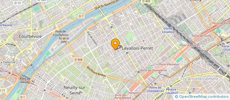 localisation de l'entreprise AIT CONSEILS à LEVALLOIS-PERRET