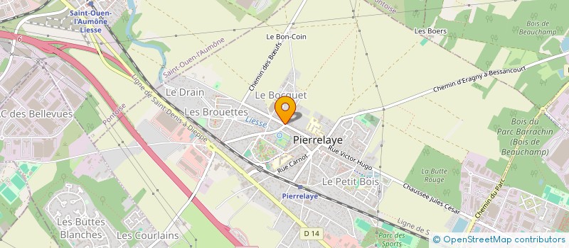 localisation de l'entreprise AIT CONSULTING  PIERRELAYE