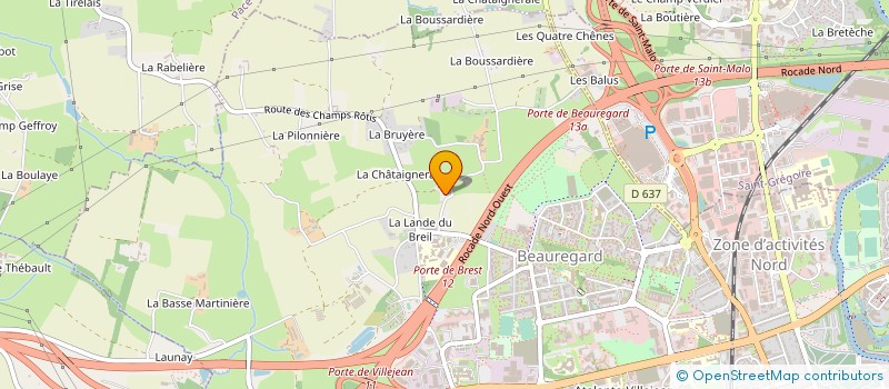 localisation de l'entreprise AIT-GBS  RENNES