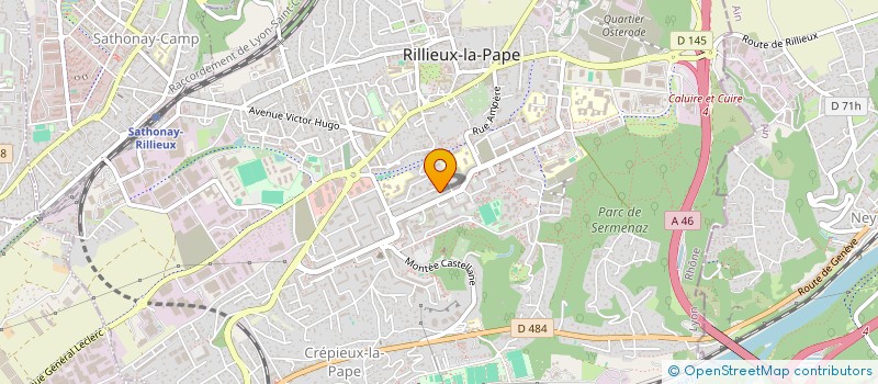 localisation de l'entreprise AIT GESTION à RILLIEUX-LA-PAPE