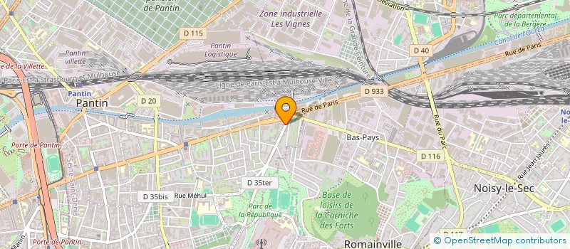 localisation de l'entreprise AIT HOCINE SEL à PANTIN