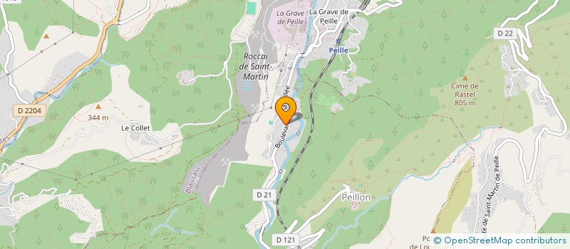 localisation de l'entreprise AIT HRA LOCATION TRAVAUX PUBLICS  PEILLON