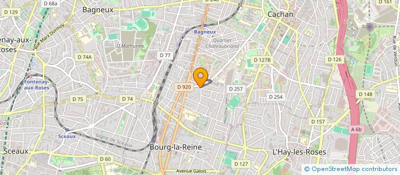 localisation de l'entreprise AIT IMMO à BOURG-LA-REINE