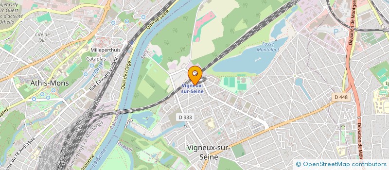 localisation de l'entreprise AIT LAKHSSAS DE L'ETRANGER POUR LA BIENFAISANCE à VIGNEUX-SUR-SEINE
