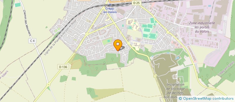 localisation de l'entreprise AIT LKAID LAHCEN  CREPY EN VALOIS