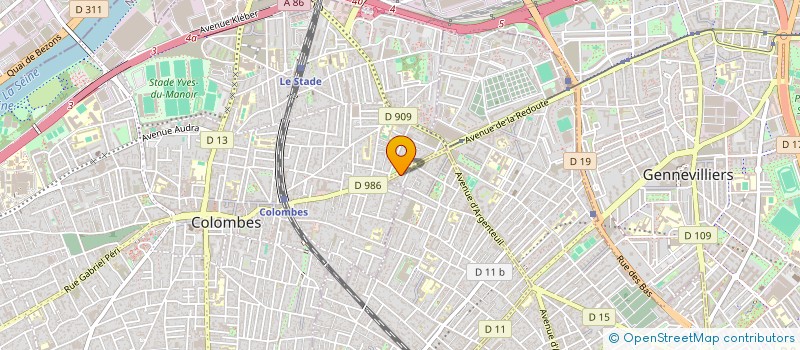 localisation de l'entreprise AIT M SABRI L ET NAJARI A à BOIS-COLOMBES