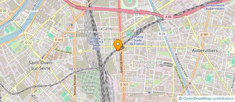 localisation de l'entreprise AIT MALEK FRERES à SAINT-DENIS