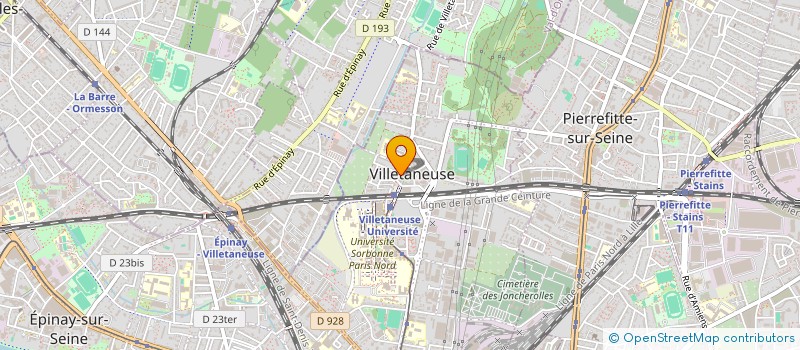 localisation de l'entreprise AIT MALEK GESTION POLYSECURITE à VILLETANEUSE