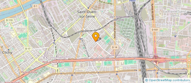 localisation de l'entreprise AIT MOUSSA à SAINT-OUEN-SUR-SEINE