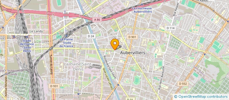localisation de l'entreprise AIT - OZOR à AUBERVILLIERS