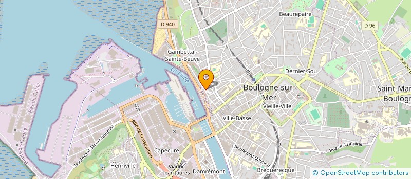 localisation de l'entreprise AIT STORES à BOULOGNE-SUR-MER