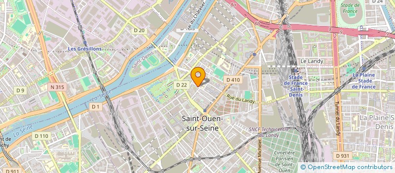 localisation de l'entreprise AIT ZAID INDIVISION à SAINT-OUEN-SUR-SEINE